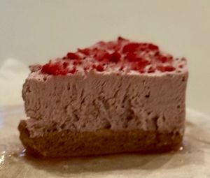 Strawberry cheesecake at Ready Set Raw in Sarasota