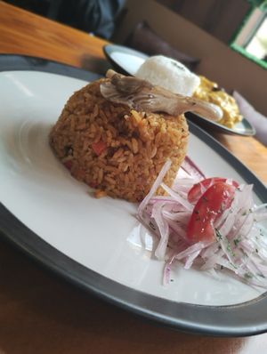 Arroz de mariscos at Yurakuna in Arequipa