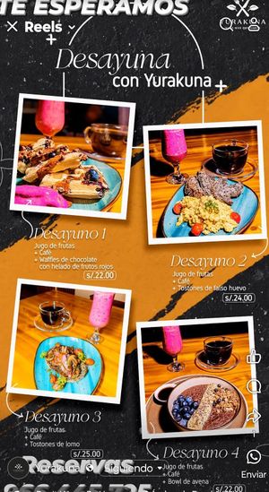 Desayunos saludables at Yurakuna in Arequipa