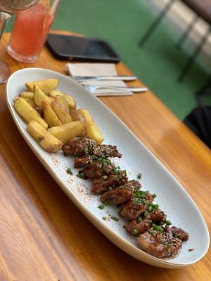 BBQ wing , soooo good!  at Yurakuna in Arequipa