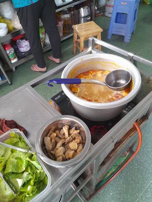 Vegan broth at Hồng Cúc in Ho Chi Minh City