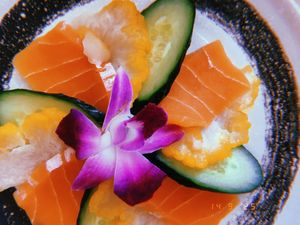 Vegan sashimi  at Confidants & Vegans - 知己素语 in Guangzhou