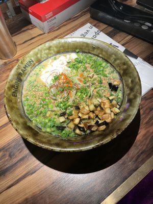 Zesty vegan ramen (the spicy one)  at Osaka Engine - 大阪エンジン in Osaka