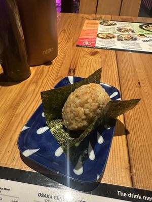 Veggie onigiri   at Osaka Engine - 大阪エンジン in Osaka
