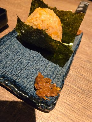 Veggie onigiri at Osaka Engine - 大阪エンジン in Osaka
