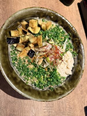Genuine Miso Vegan Ramen Bowl   at OSAKA ENGINE RAMEN in Osaka