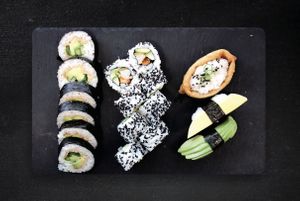 Vegetar menu at Sushi Nord  in Copenhagen