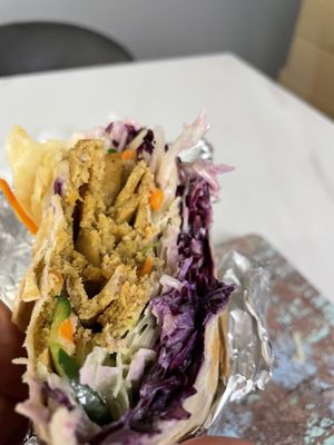 Seitan Dürüm  at Globus Döner in Leipzig