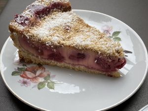 Cherry cake at KLUTS in Utrecht