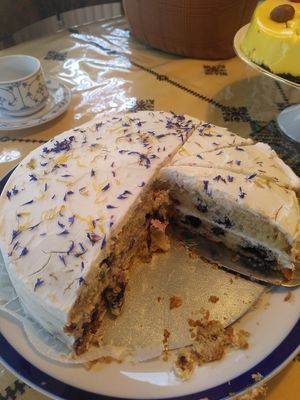 Blueberry pie at KLUTS in Utrecht