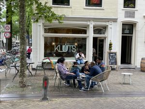 Outside  at KLUTS in Utrecht