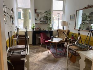 Space behind the counter  at KLUTS in Utrecht