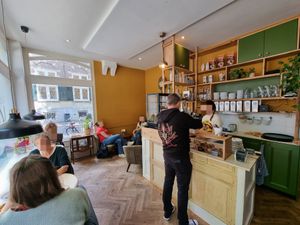 Inside, small place at KLUTS in Utrecht