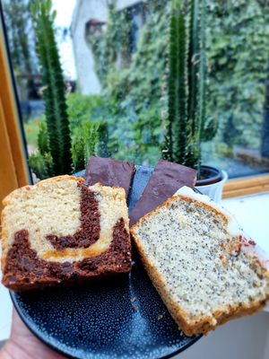 Cake and snickers at KLUTS in Utrecht