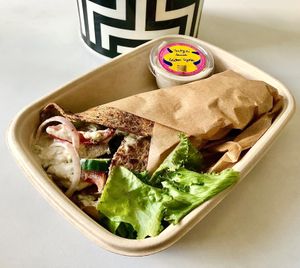 Seitan gyros  at Groove in Dubai