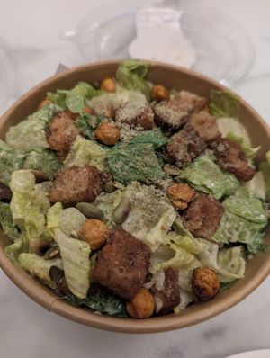 Caesar salad at Groove in Dubai