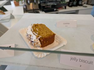 Carrot cake at Café Labath   in Barcelona