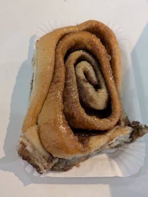 Cinammon roll at Café Labath   in Barcelona