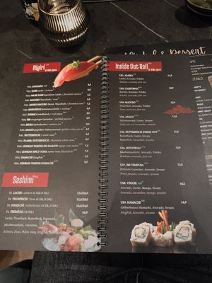 Menu at Machu Restaurant in Bruehl