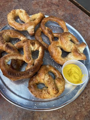Pretzels  at Mellow Mushroom in Denton