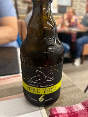 Lentil beer!  at Au Buron in Toulouse