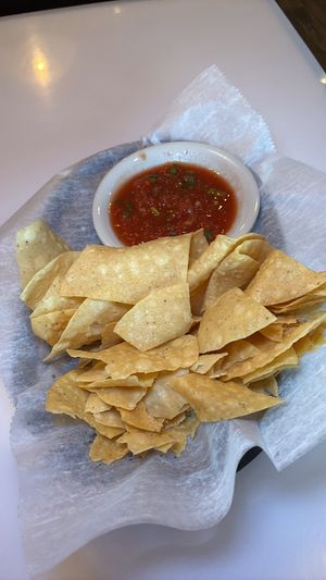 Chips and salsaa  at Cactus Flower Cafe in Pensacola