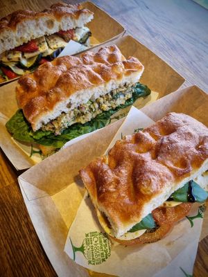 Fresh focaccia sandwiches made daily   at Other Space Arts CIC in Windsor