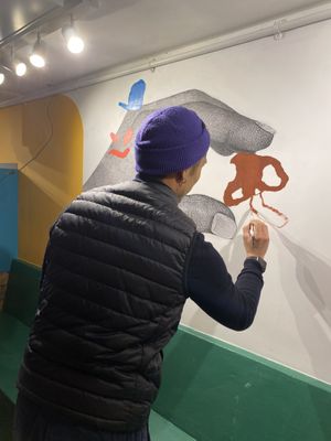 Mural in works   at Other Space Arts CIC in Windsor