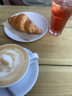 Raspberry croissant  at Other Space Arts CIC in Windsor