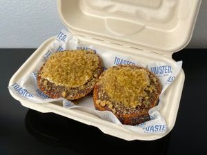 “date & labneh” sub vegan cc (takeout) at TOASTED - South Lake Union in Seattle