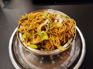 Vegetable noodles at Saravanaa Bhavan in Zurich