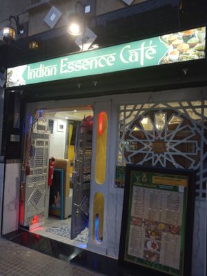  at Indian Essence cafe in Terrassa