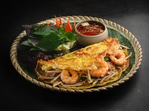 Bánh xèo at VinRice Restaurant in Erfurt