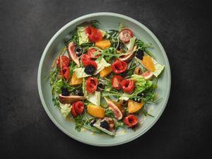 Black caviar salmon at VinRice Restaurant in Erfurt