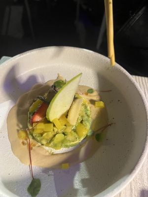 Avocado tartare  at Raito Fantastic Fusion in Milan