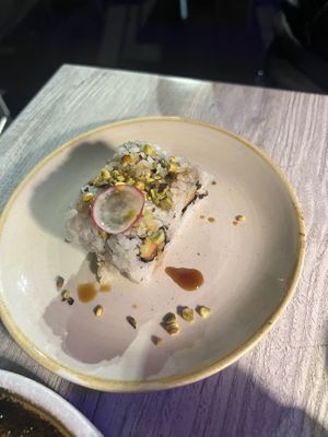 Pistachio uramaki  at Raito Fantastic Fusion in Milan