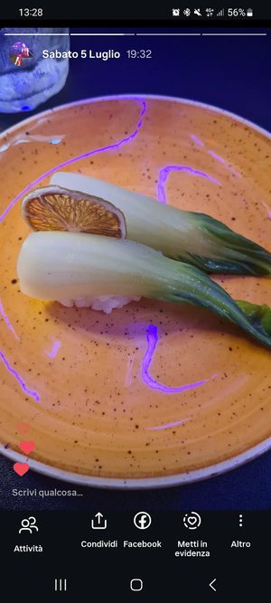 Nighiri pakchoi at Raito Fantastic Fusion in Milan