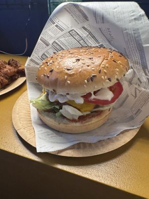 Burger   at Ważka in Wroclaw