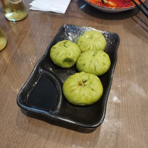 Vegan baozi at Qing Tian in Cologne