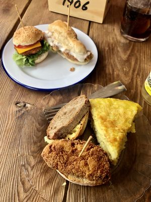 Pintxos veganos  at La Madriguera in Bilbao