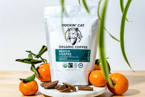 Rockin' Cat Organic Coffee & Tea Point Breeze - Certified Organic + Certified Fairtrade Mexico Chiapas Single Origin Whole Bean Coffee. at Rockin' Cat Organic Coffee & Tea in Pittsburgh
