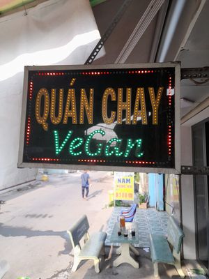 Sign outside at Thiện Phước in Ho Chi Minh City