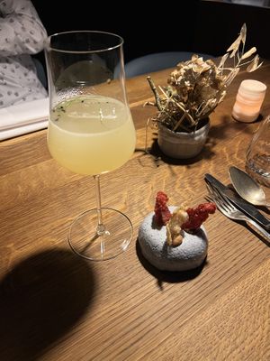 Miso Drink  at Iko Restaurant in Osnabrueck