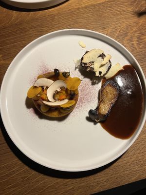 Kräuterseitling Kürbis  at Iko Restaurant in Osnabrueck