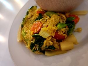Pineapple fried rice at Thai Yim Cowra in Cowra