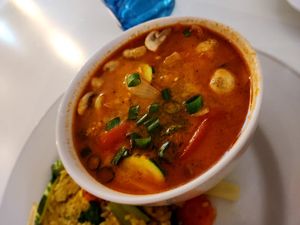 Tomyum soup at Thai Yim Cowra in Cowra