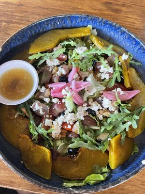 Vegan pumpkin bowl   at Seasalt and Sage in Koh Phangan