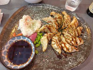 Vegan dumplings! at KIKU KÖKET in Gothenburg
