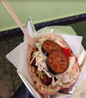 The sandwich  at Falafel Kitchen  in Mainz