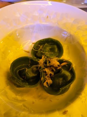 Ravioli at Kinzu Sushi Experience in Rovereto